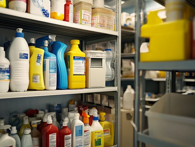 How to Ensure Safe Storage of Your Cleaners