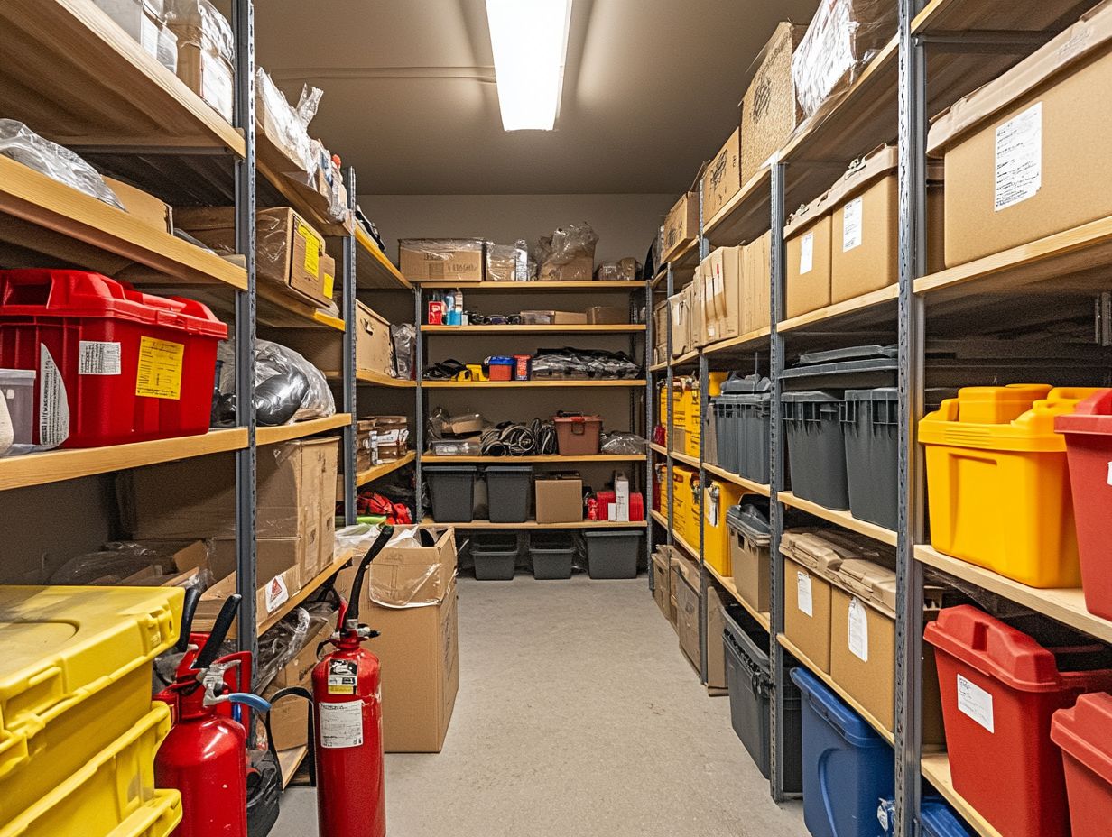 How to Set Up a Safe Storage Area