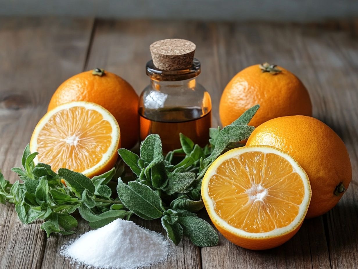 A bowl of lemon juice used for natural odor elimination.