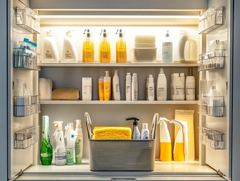 How to Keep Your Cleaning Supplies Accessible