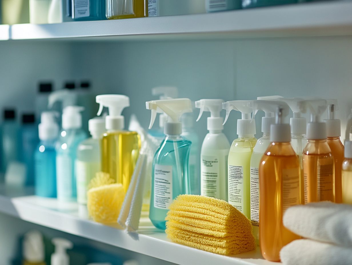 Tips for Efficiently Organizing and Storing Cleaning Supplies