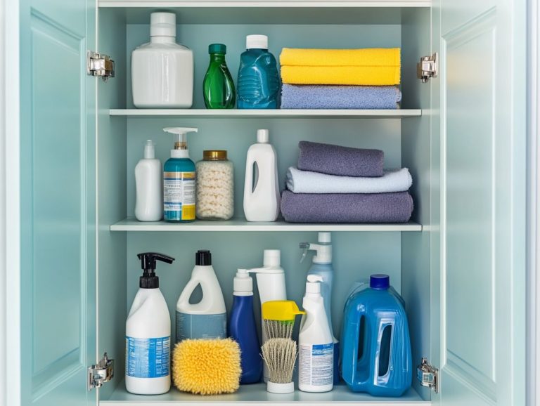 How to Keep Your Cleaning Supplies In Good Shape