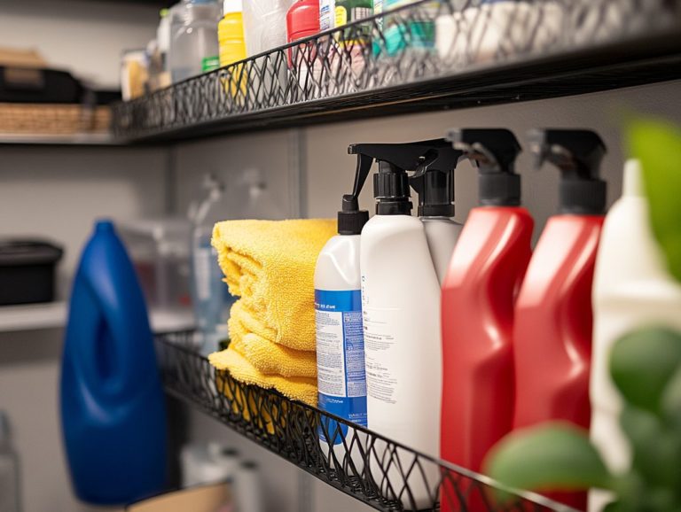 How to Keep Your Cleaning Supplies in Optimal State