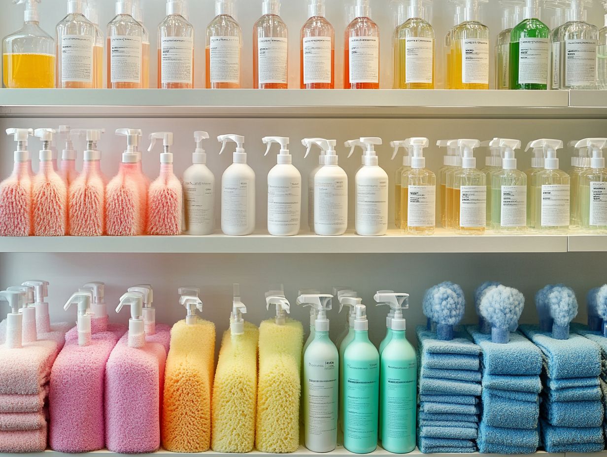 Best storage options for keeping cleaning supplies safe and organized.