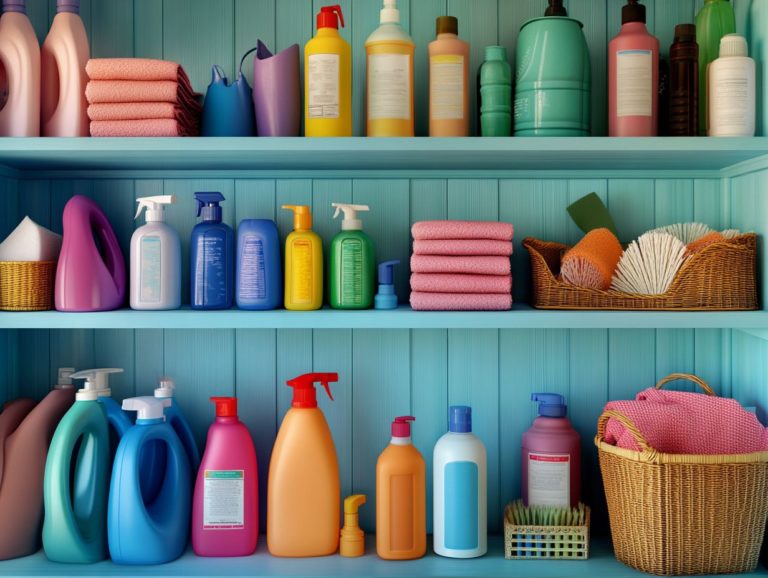 How to Keep Your Cleaning Supplies in Order