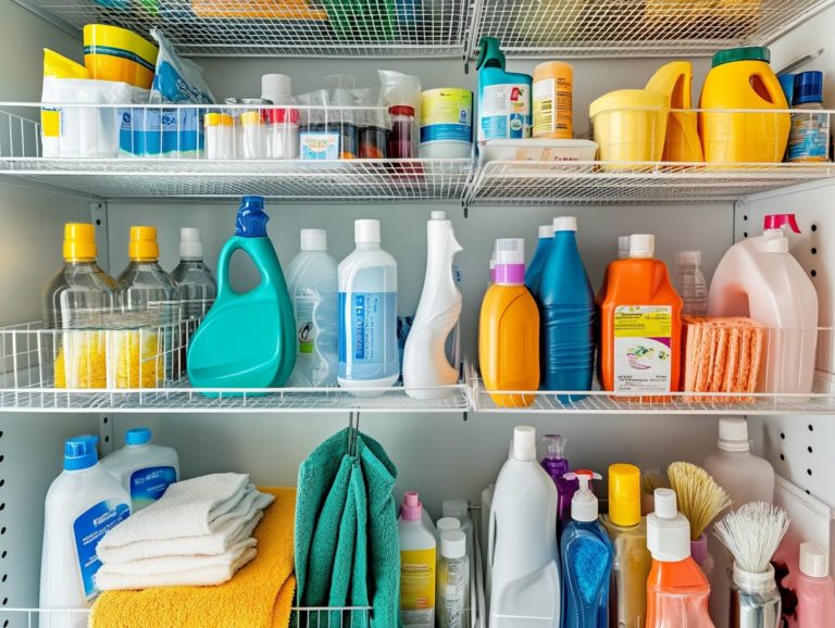 How to Keep Your Cleaning Supplies Neat