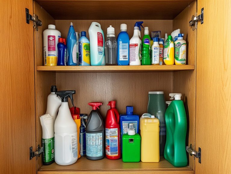 How to Keep Your Cleaning Supplies Organized and Safe