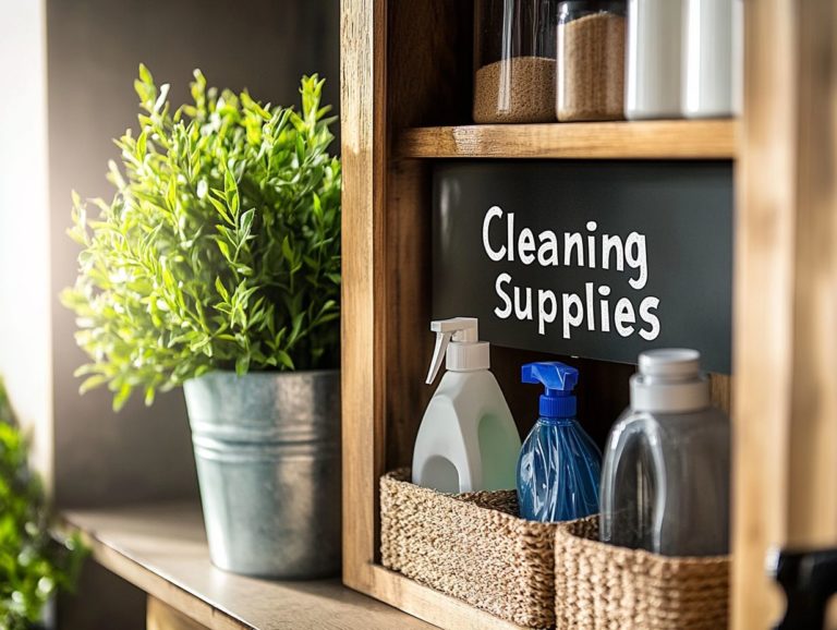 How to Keep Your Cleaning Supplies Protected