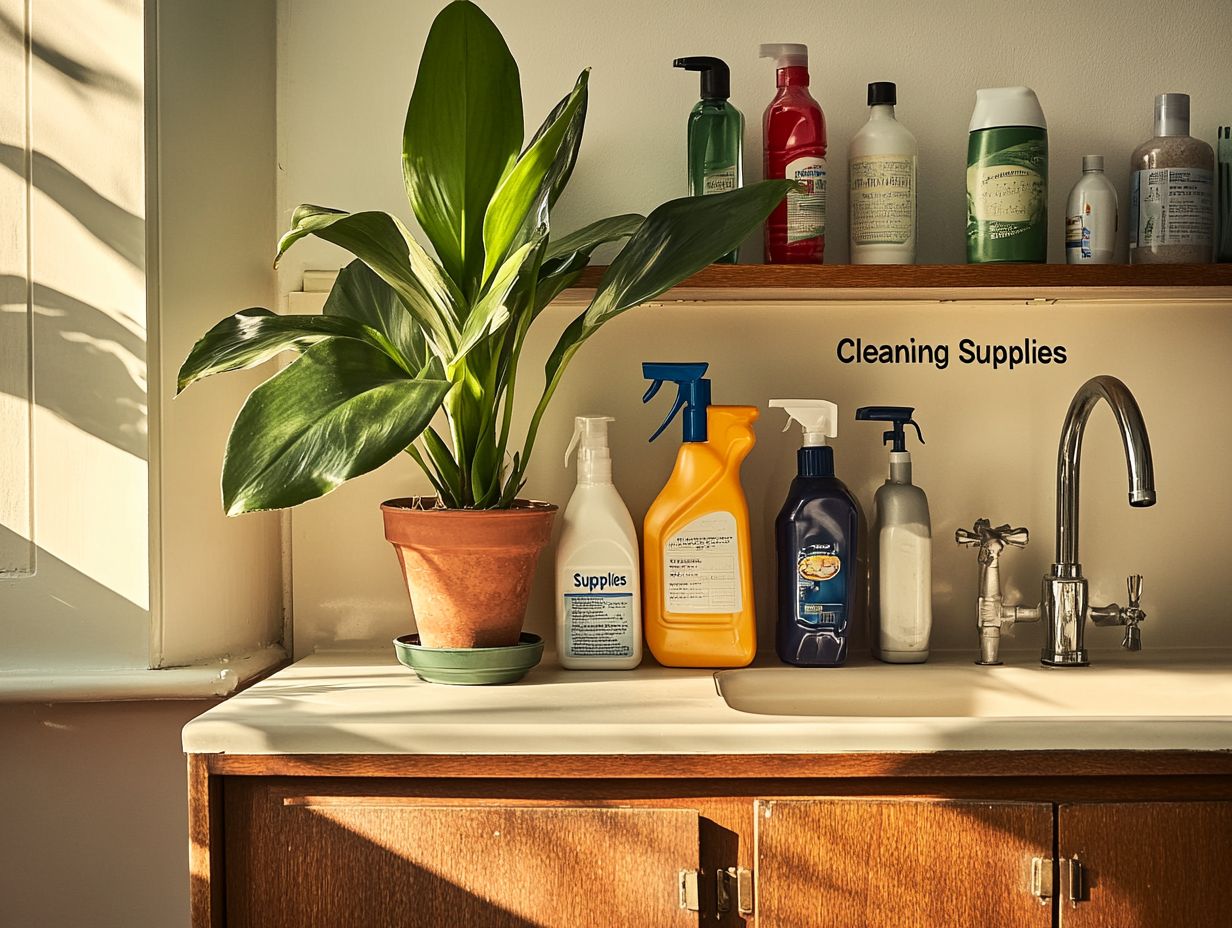 Image depicting Frequently Asked Questions related to cleaning supplies