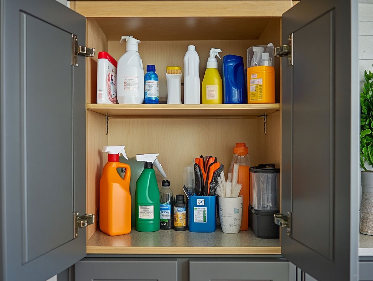 What are the Proper Disposal Methods for Different Types of Cleaning Supplies?