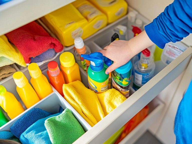 How to Keep Your Cleaning Supplies Safe and Accessible