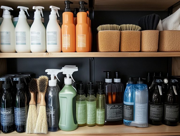 How to Keep Your Cleaning Supplies Safe and Neat