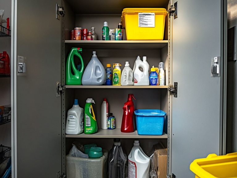 How to Keep Your Cleaning Supplies Safe and Secure