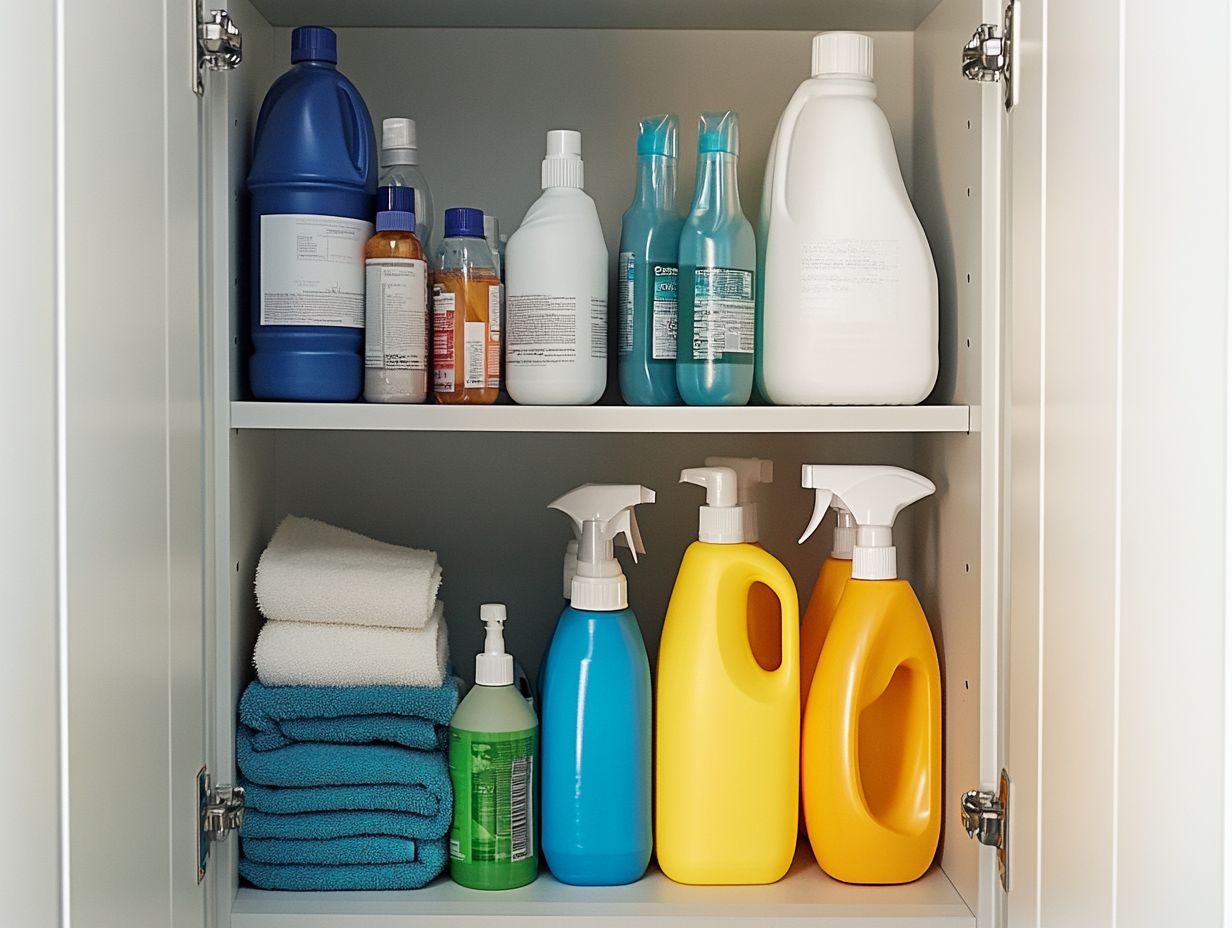 Image depicting frequently asked questions about cleaning supplies