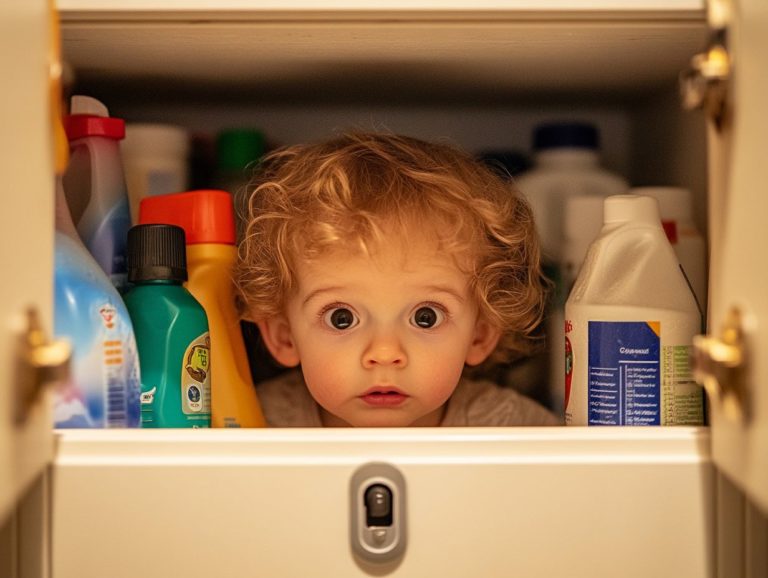 How to Keep Your Cleaning Supplies Safe from Kids