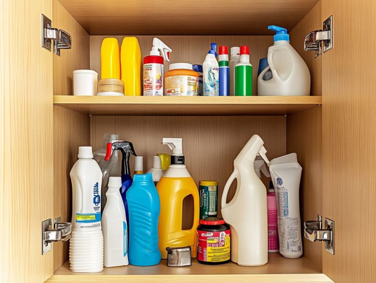 How to Keep Your Cleaning Supplies Safe