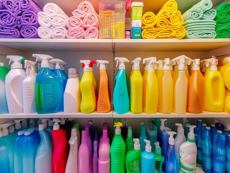 How to Keep Your Cleaning Supplies Tidy and Safe