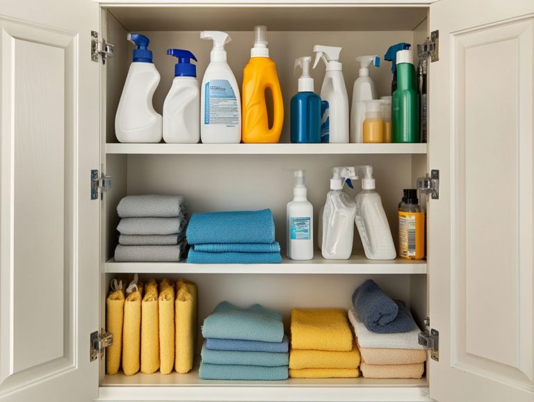 How to Keep Your Cleaning Supplies Tidy