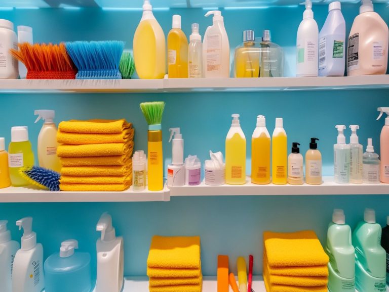 How to Keep Your Cleaning Supply Area Tidy