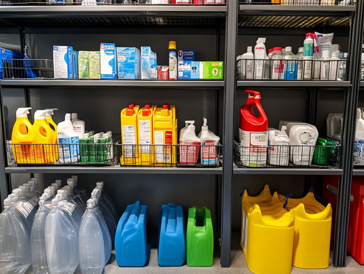 Take Unused Products to a Hazardous Waste Facility