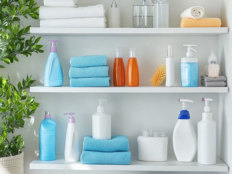 How to Maintain an Organized Cleaning Space