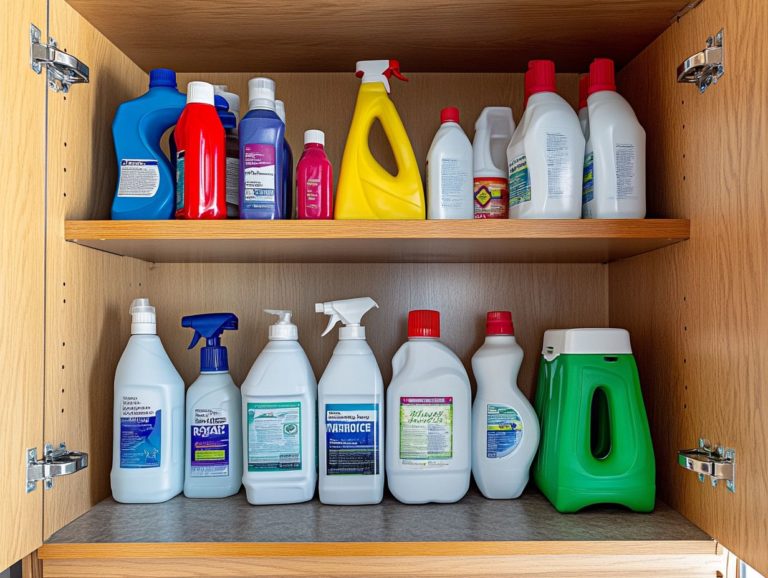 How to Maintain Safe Storage for Cleaning Supplies