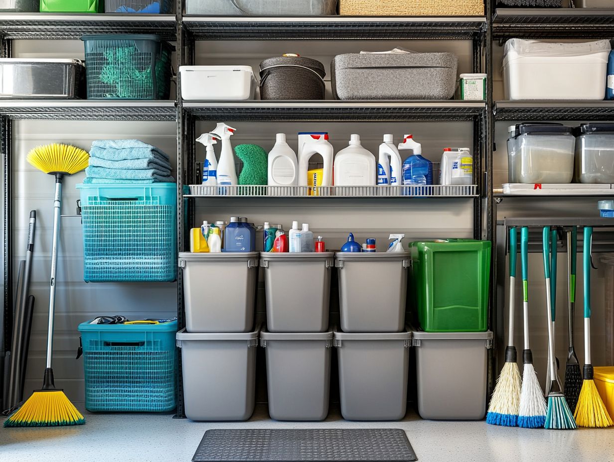 Organized Cleaning Storage