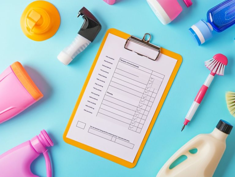 How to Make a Cleaning Checklist