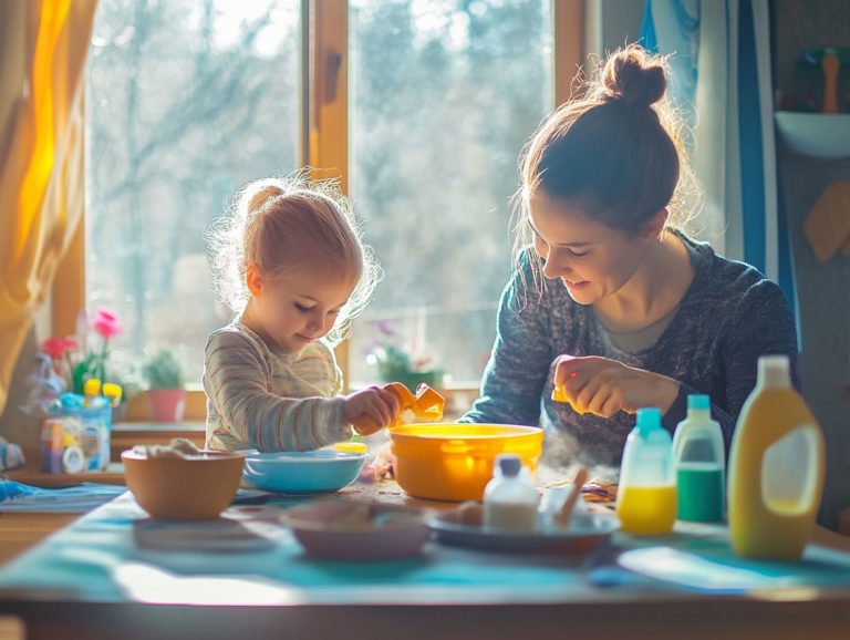 How to Make a Kid-Safe Cleaner?