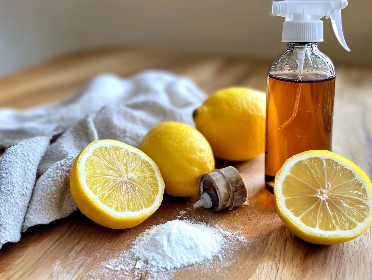 DIY All-Purpose Cleaner Ingredients for Car Interior Cleaning