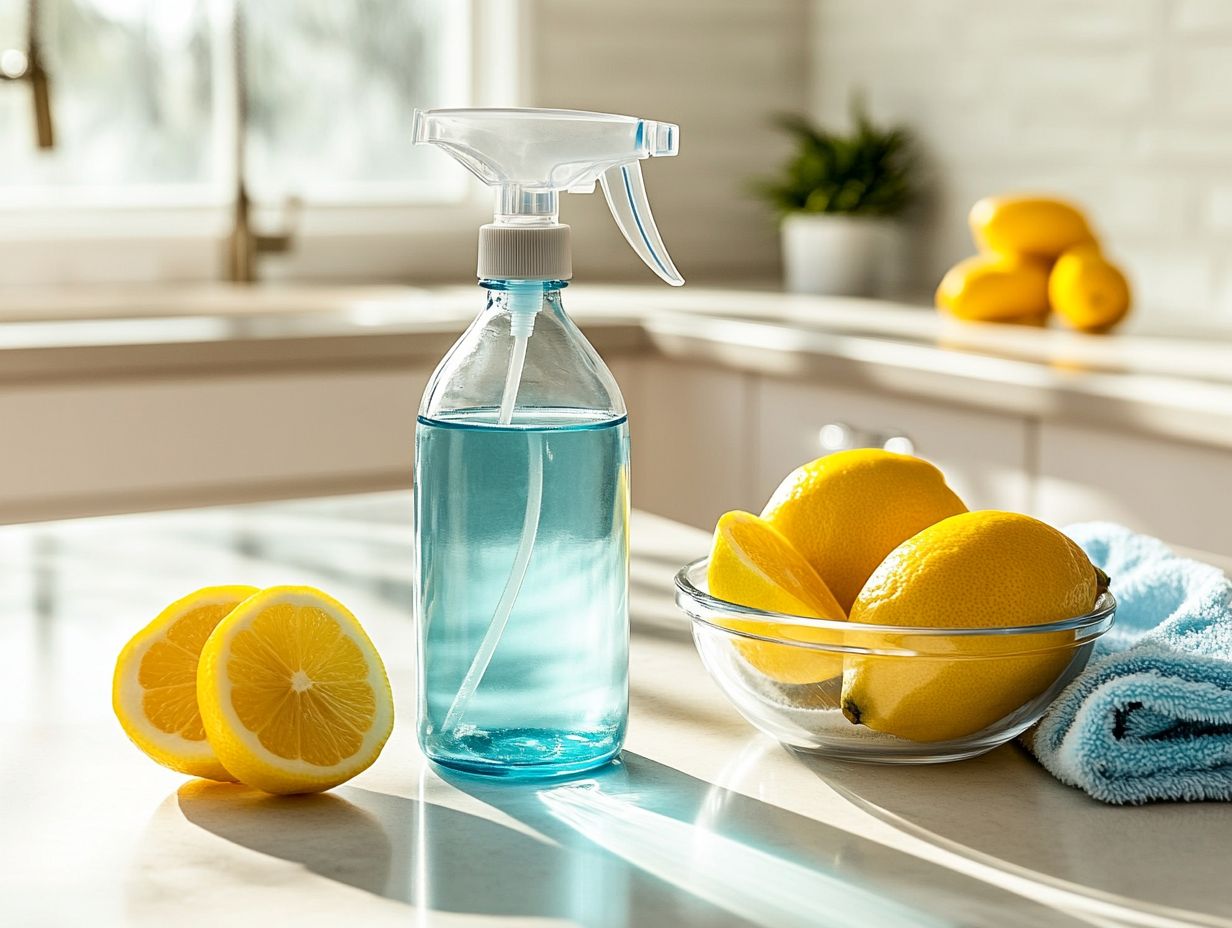 What Are The Common Ingredients in Natural Glass Cleaners recommended by Better Homes & Gardens?