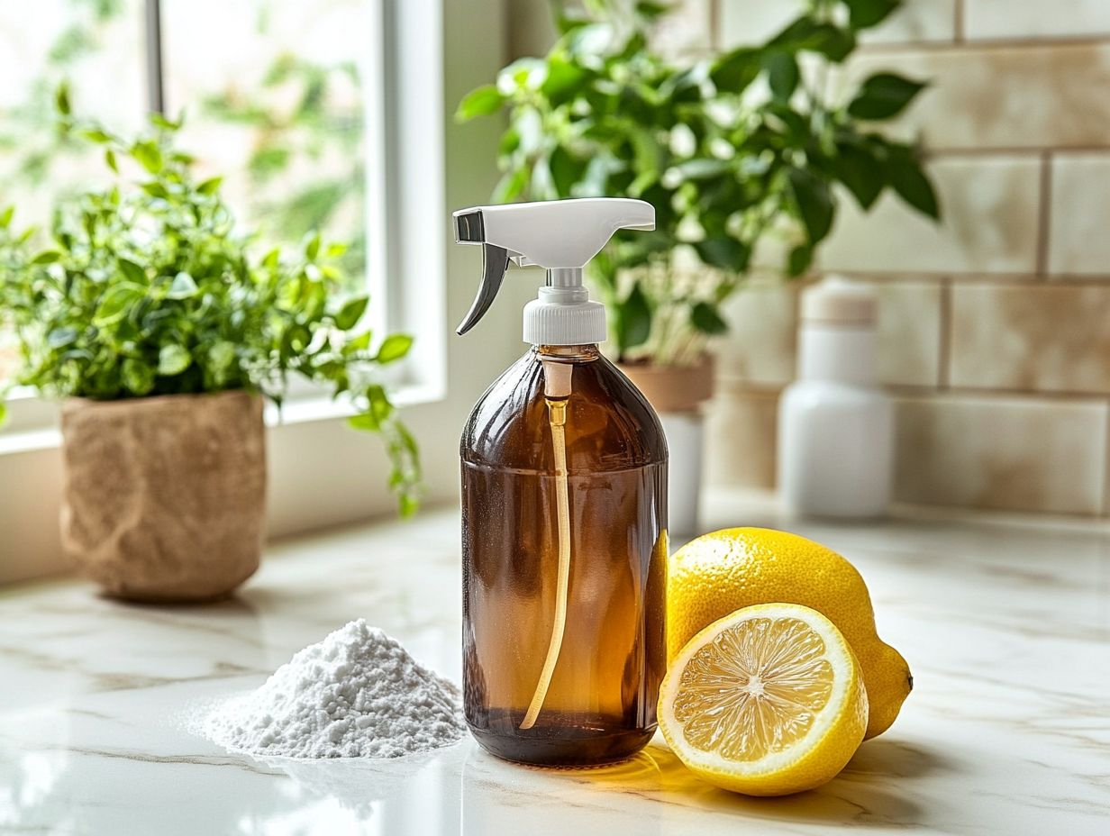 Storage tips for homemade cleaners