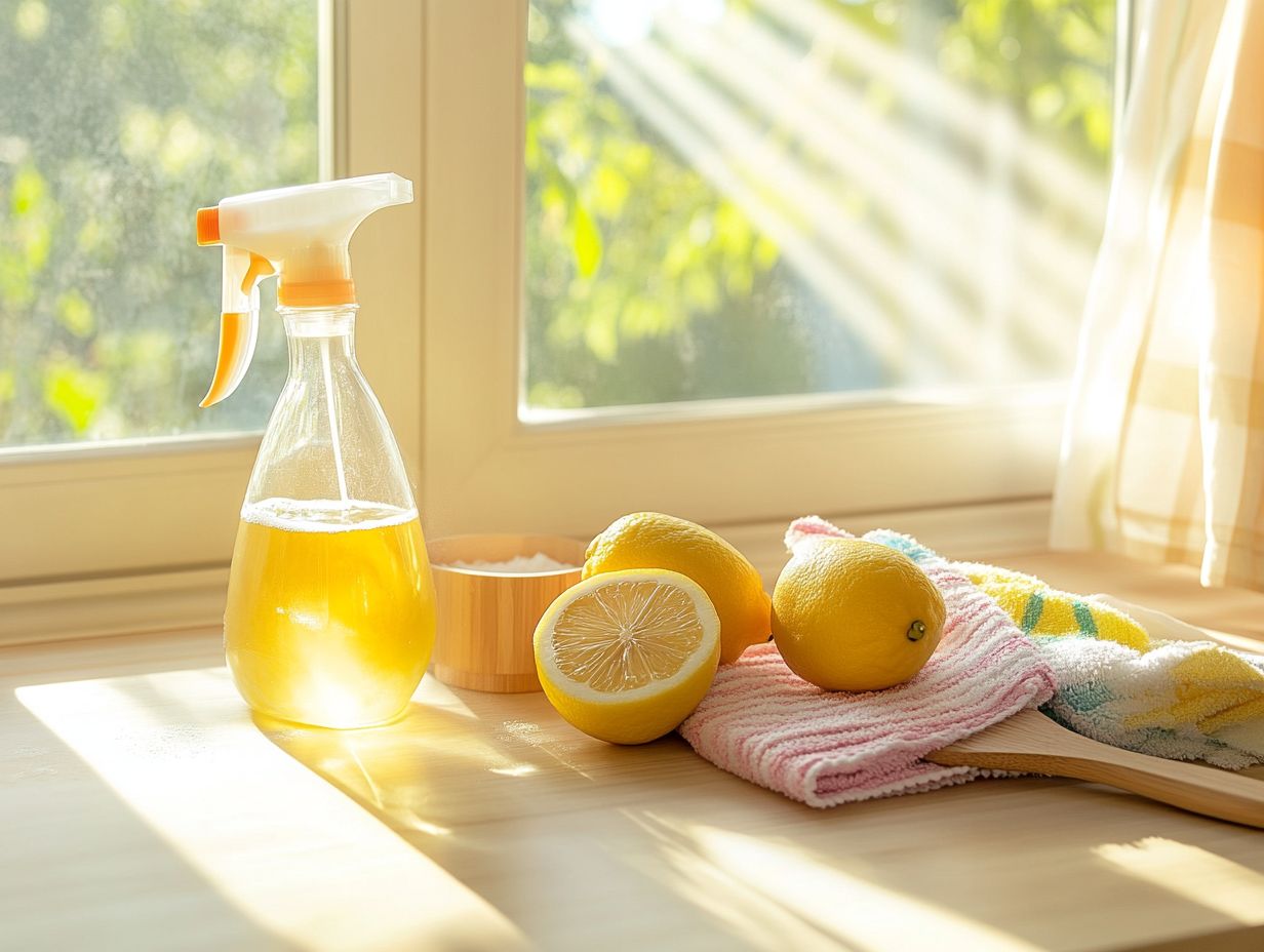 Assorted Essential Oils for Natural Cleaning