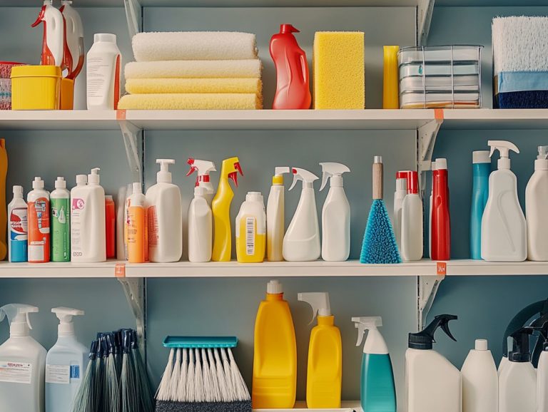 How to Manage Your Cleaning Supplies Effectively