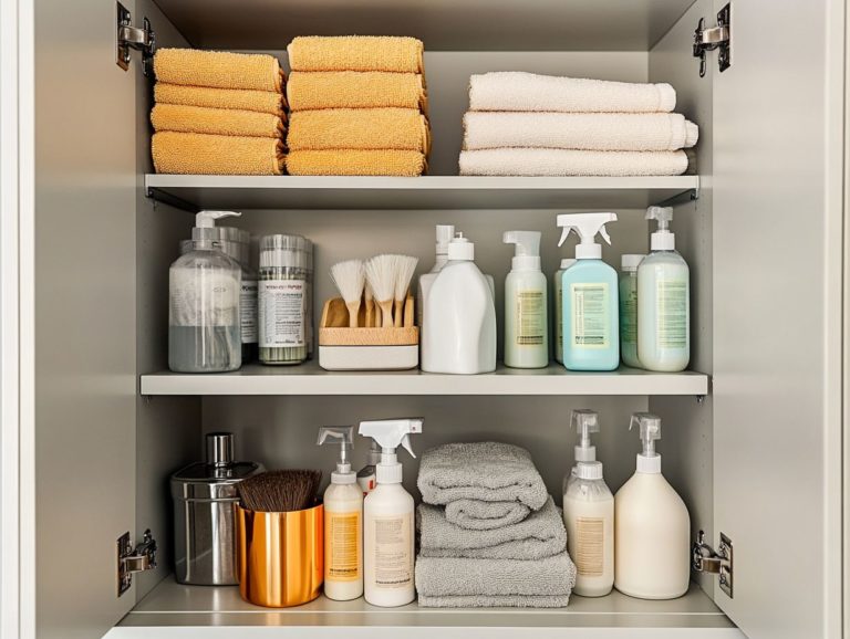 How to Manage Your Cleaning Supply Storage