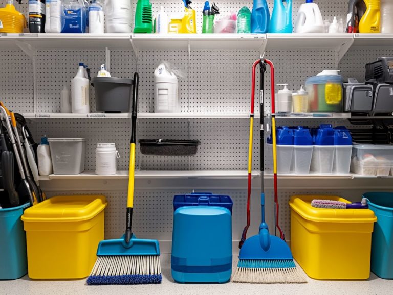 How to Maximize Storage Space for Cleaners