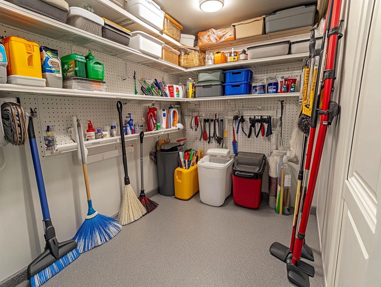 Maximizing Storage Space for Cleaners