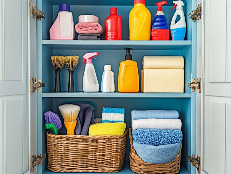 How to Organize Cleaners for Efficient Use