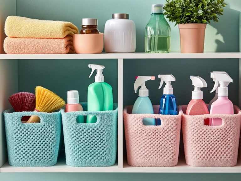 How to Organize Your Cleaning Supplies Effectively