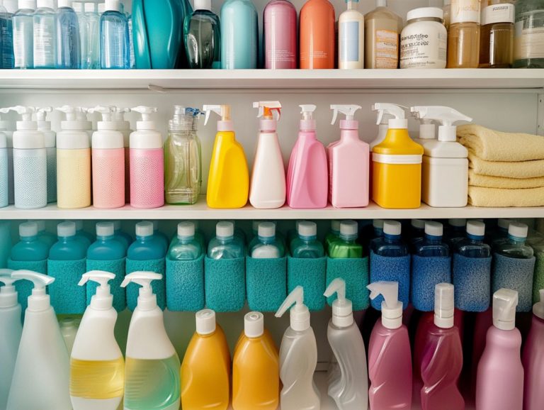 How to Organize Your Cleaning Supplies for Safety