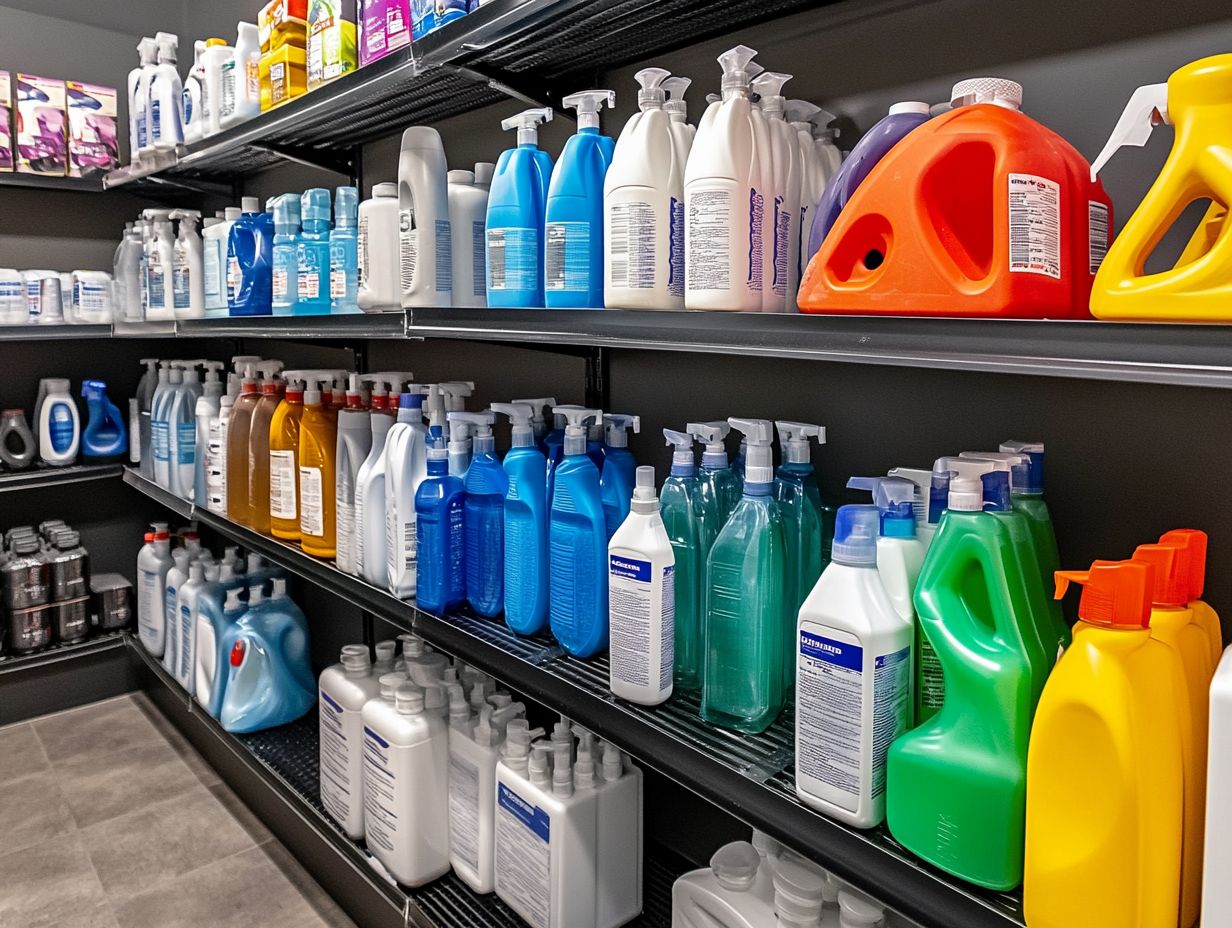 What Are the Dangers of Spillage in Cleaning Supply Storage?