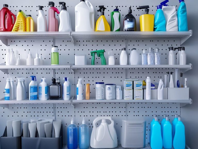 How to Prevent Spillage in Cleaning Supply Storage