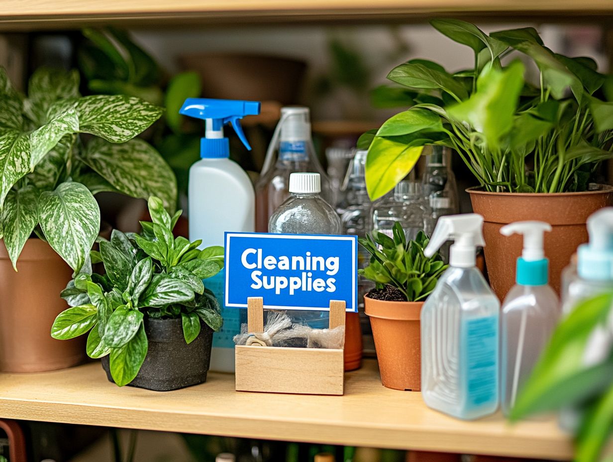 Common Mistakes in Storing Cleaning Solutions Illustrated