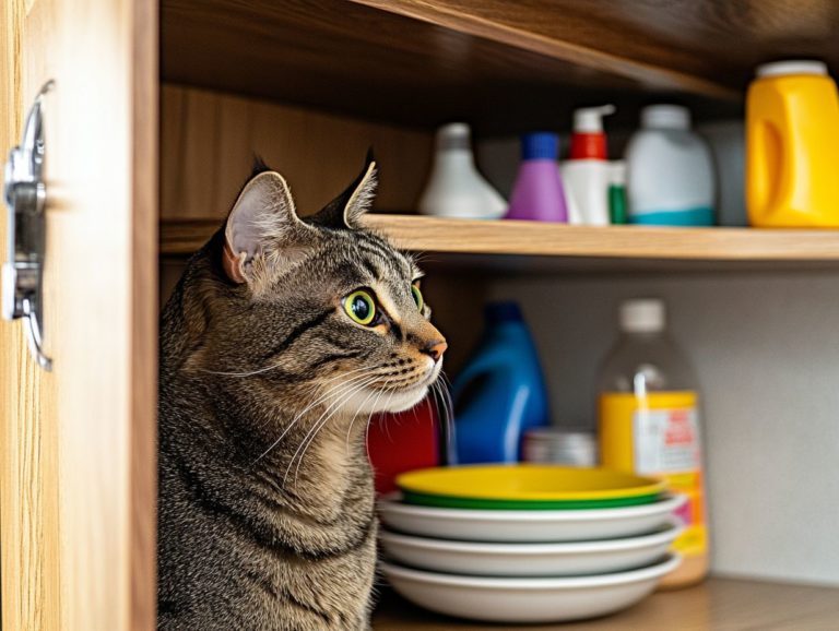 How to Protect Cleaning Supplies from Pets