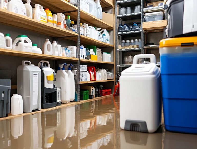 How to Protect Your Cleaners from Water Damage