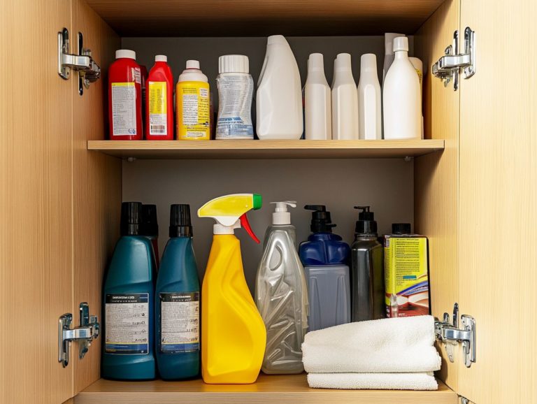 How to Protect Your Cleaning Supplies from Dirt