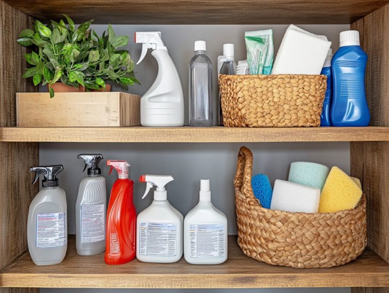 How to Safely Manage Your Cleaning Supplies