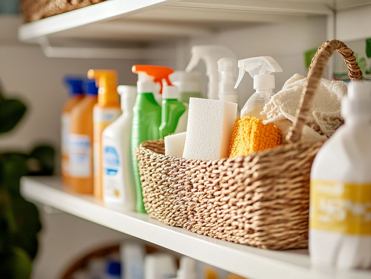 What are the Common Symptoms of Exposure to Cleaning Supplies?