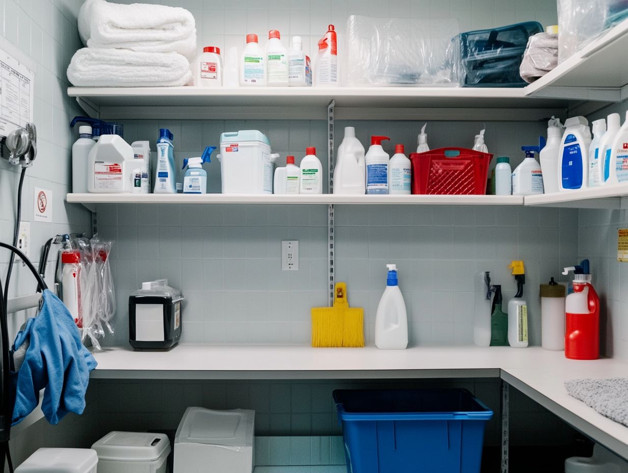 What to Look for During Cleaning Supply Area Inspections?