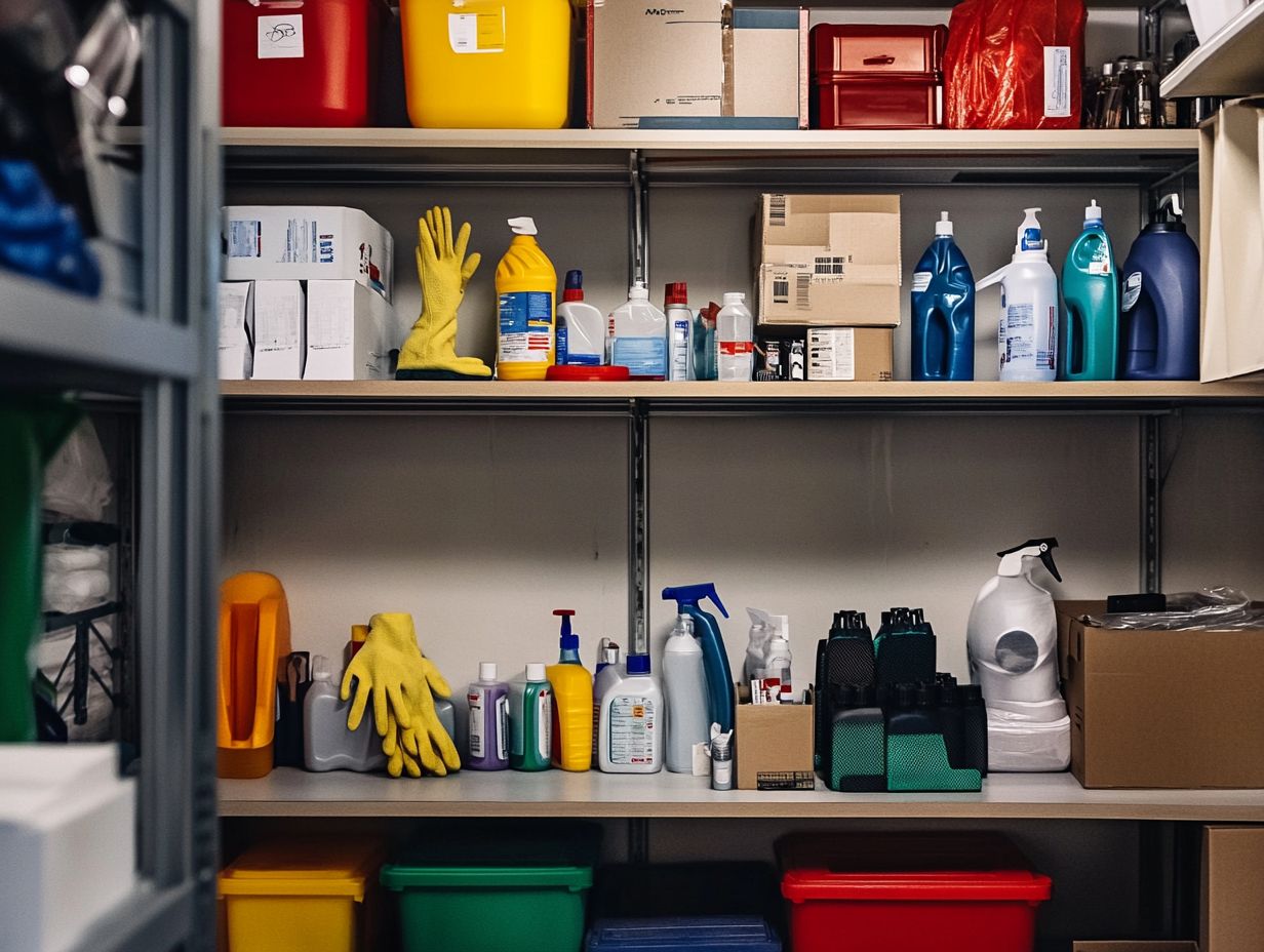 Tips for Maximizing Space in Your Cleaning Supply Area